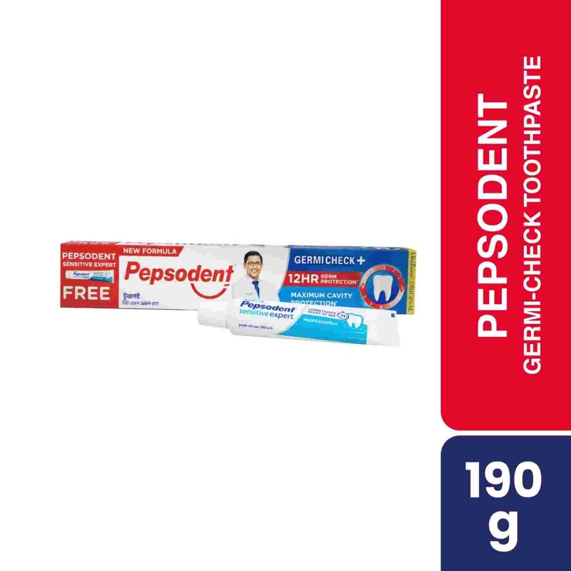 Pepsodent Toothpaste Germi-Check (Free Pepsodent Sensitive Expert)