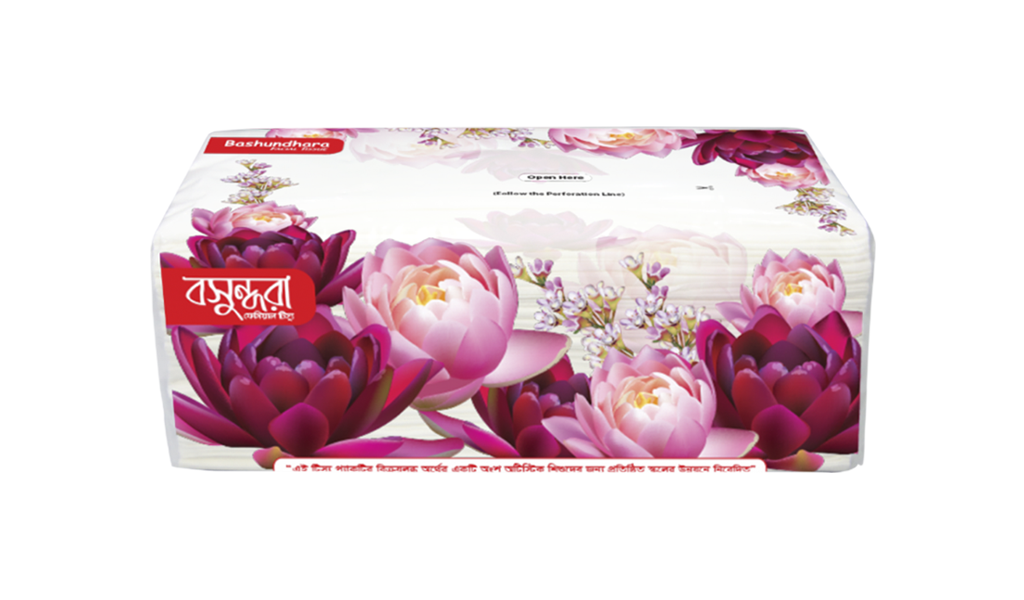 Bashundhara FACIAL TISSUE  240b (120pcs.2)