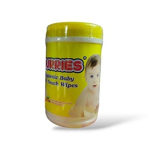 HURRIES Hygienic baby wet touch wipes 120 pice