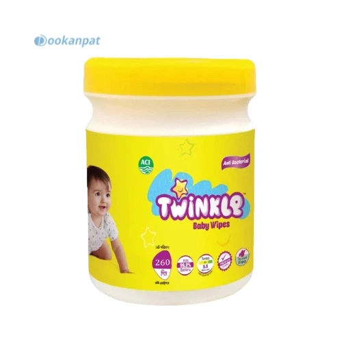 Twinkle Baby Wipes Jar 230pcs (+10 pcs Extra)