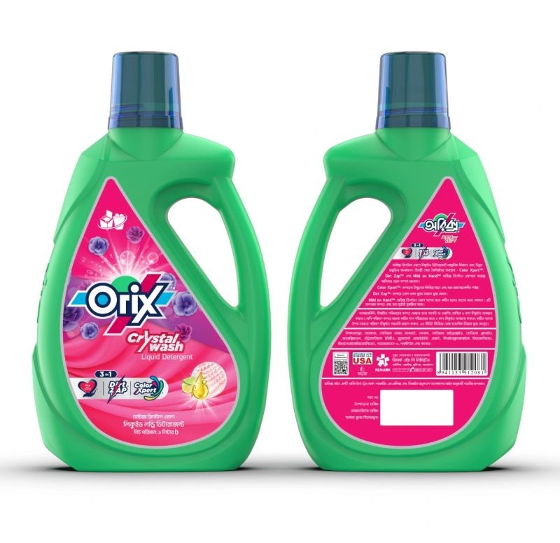 Orix Crystal Wash (লিকুইড ডিটারজেন্ট) 1000ml