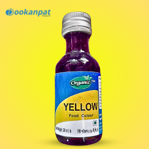 Organic yellow food colour 28ml