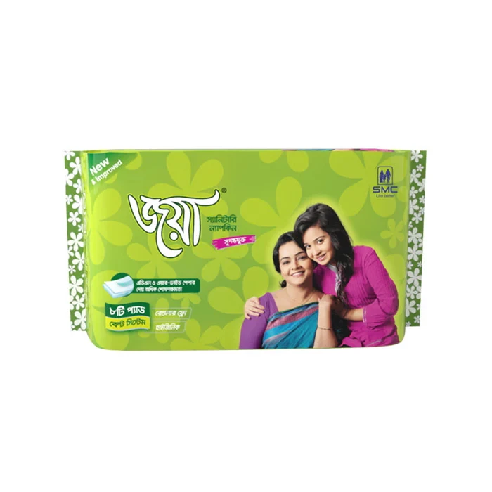জয়া স্যানিটারি ন্যাপকিন (বেল্ট সিস্টেম) 8Pads