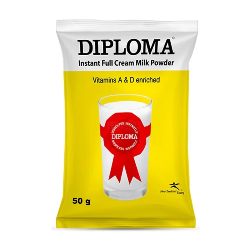 DIPLOMA ইনস্ট্যান্ট ফুল ক্রিম মিল্ক পাউডার 50gm