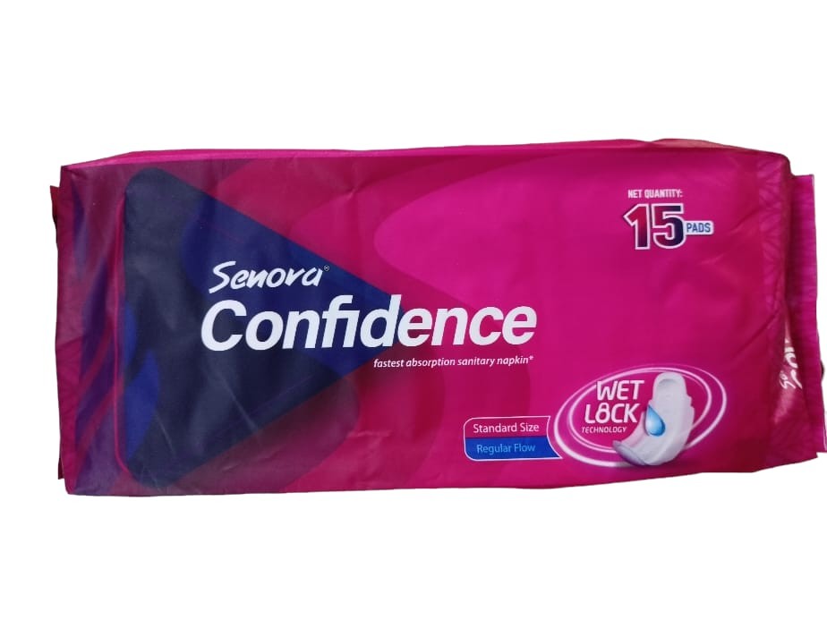 সেনোরা কনফিডেন্স (প্যান্টি সিস্টেম) স্যানিটারি ন্যাপকিন 15 Pads