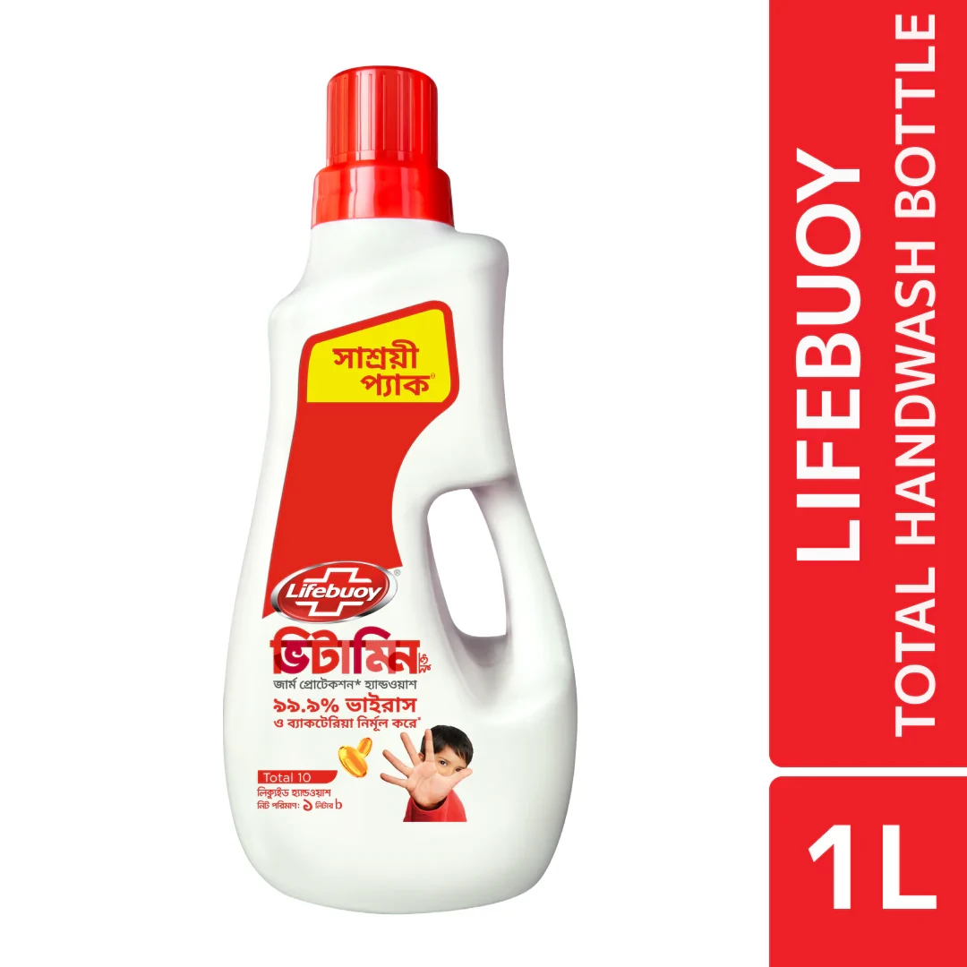 Lifebuoy Handwash Multivitamin Soap Total Bottle 1L