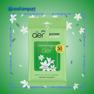 Godrej Aer Power Pocket Bathroom Fragrance Jasmine Floral Delight 10g