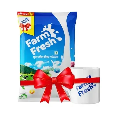 Farm Fresh ফুল ক্রিম মিল্ক পাউডার 500gm + মগ ফ্রি