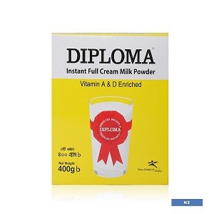 DIPLOMA ইনস্ট্যান্ট ফুল ক্রিম মিল্ক পাউডার 400gm