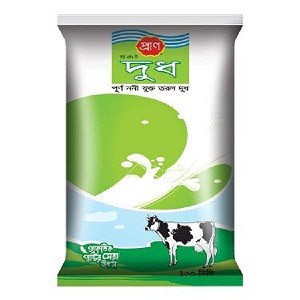 প্রান দুধ পূর্ণ ননিযুক্ত তরল দুধ 500ml