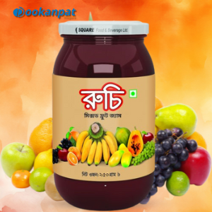 রুচি মিক্সড ফ্রূট জ্যাম 250ml