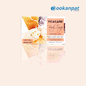 VITACARE FACE & BODY SOAP RICE MILK 100gm