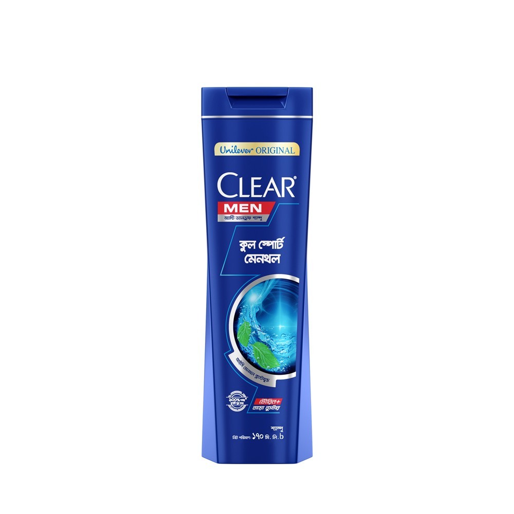 Clear Men Shampoo Cool Sport Menthol Anti Dandruff 170ml
