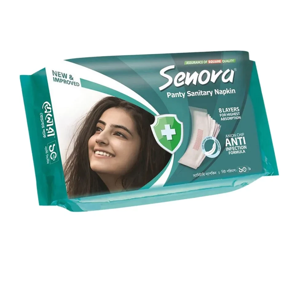 সেনোরা (প্যান্টি সিস্টেম) স্যানিটারি ন্যাপকিন 10 Pads