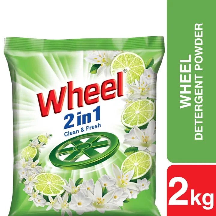 Wheel Washing Powder 2 in 1 Clean & Fresh - 2KG