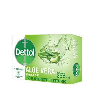 Dettol Aloe Vera Shower Bar 125 gm