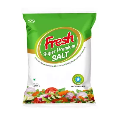 ফ্রেশ সুপার প্রিমিয়াম (ভ্যাকুয়াম) লবণ  1kg
