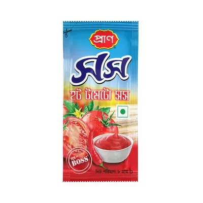 Pran Hot Tomato Sauce Mini 8 gm (10 PCS)