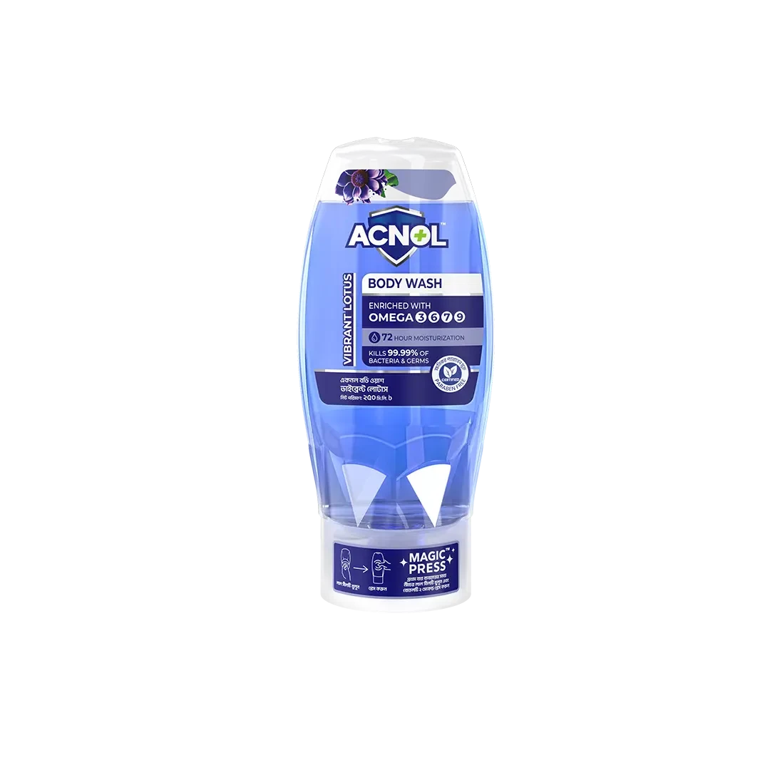 Acnol Body Wash – Vibrant Lotus 250 ml